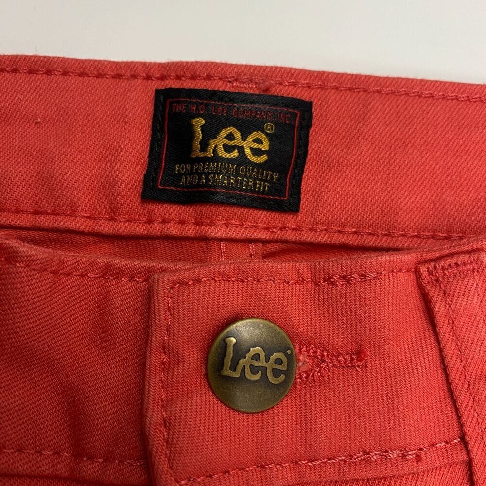 Lee Crop Women's size 8 Orange‎ Denim jeans - Picture 2 of 4
